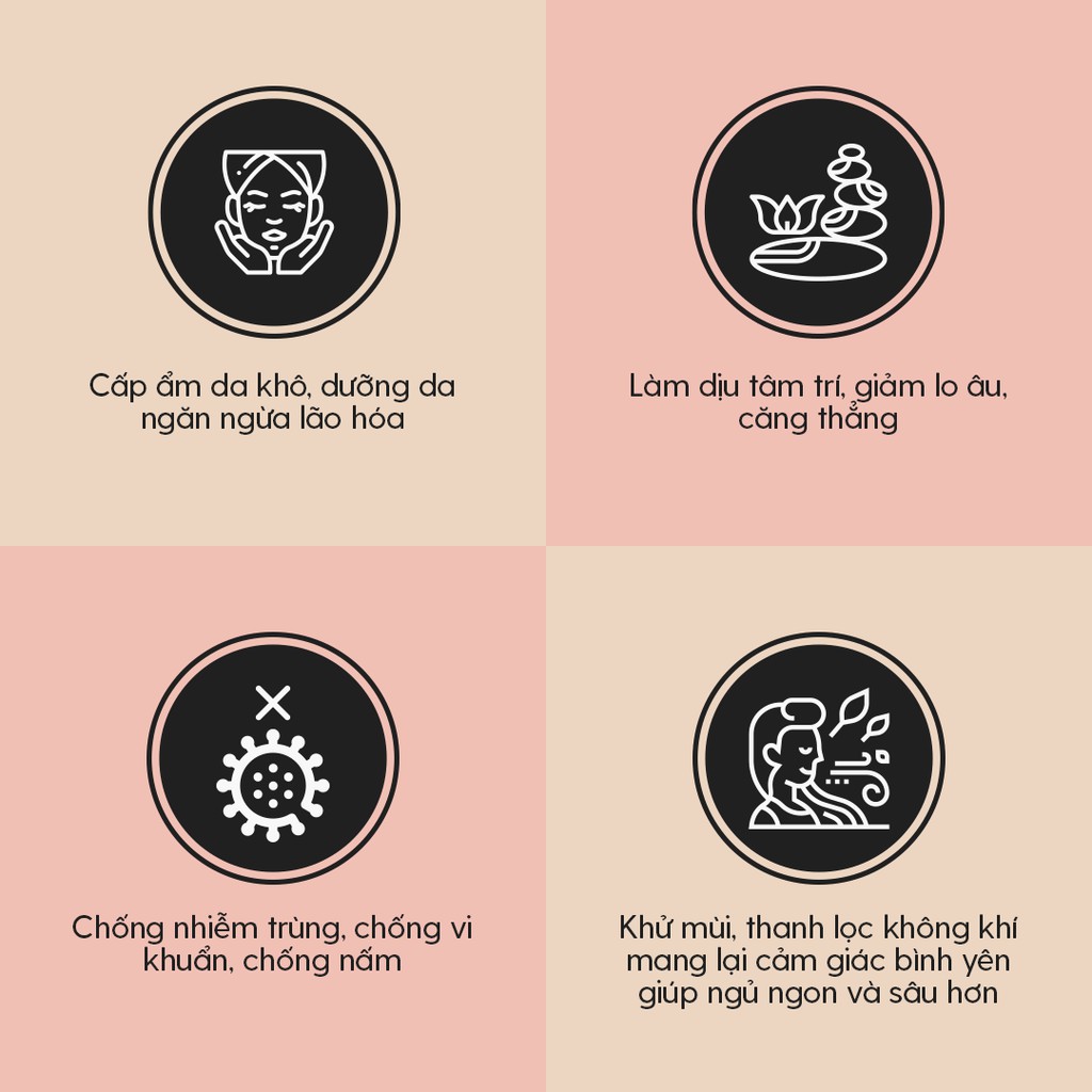 Tinh Dầu Sả Hoa Hồng (Sả Rêu) Organic Thiên Nhiên Nguyên Chất Đậm Đặc Xông Thơm Phòng, Làm Nến Thơm HENY GARDEN