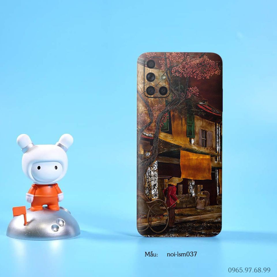 Skin dán điện thoại Samsung in hình Phố cổ Hà Nội - lsm038 (inbox mã máy cho Shop)