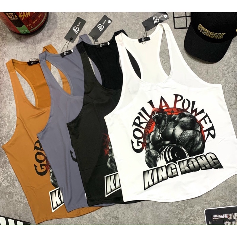 [ sale sốc] Áo ba lỗ GYM nam,áo ba lỗ nam body