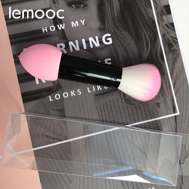 Cọ Trang Điểm Bằng Sợi Nylon Màu Hồng