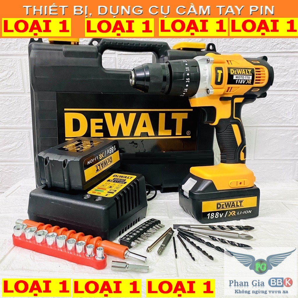 MÁY KHOAN PIN DEWWALT 188V