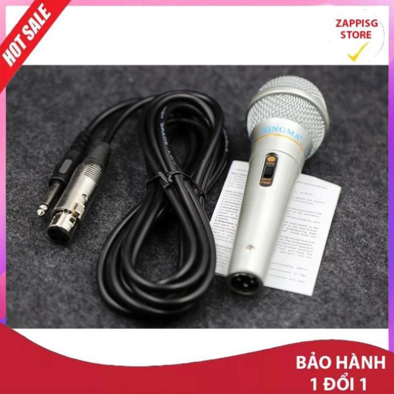 Mic,Micro Karaoke XINGMA AK-319 dòng mic có dây giá rẻ, chất lượng cao,tương thích với mọi loại dàn karaoke - new 2021