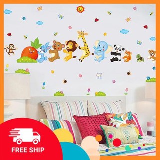 ⚡️𝗙𝗥𝗘𝗘𝗦𝗛𝗜𝗣⚡️ Decal dán tường Thú nhổ cà rốt số 2