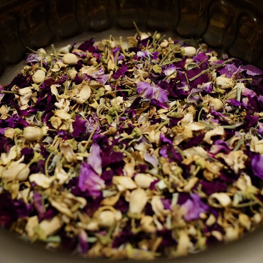 KAROSE FLORAL Hoa Thơm Xông Mặt Hoa Hồng, Hoa Bưởi, Sả Chanh, Sạch Da, Da Mềm Mại, Khỏe Mạnh