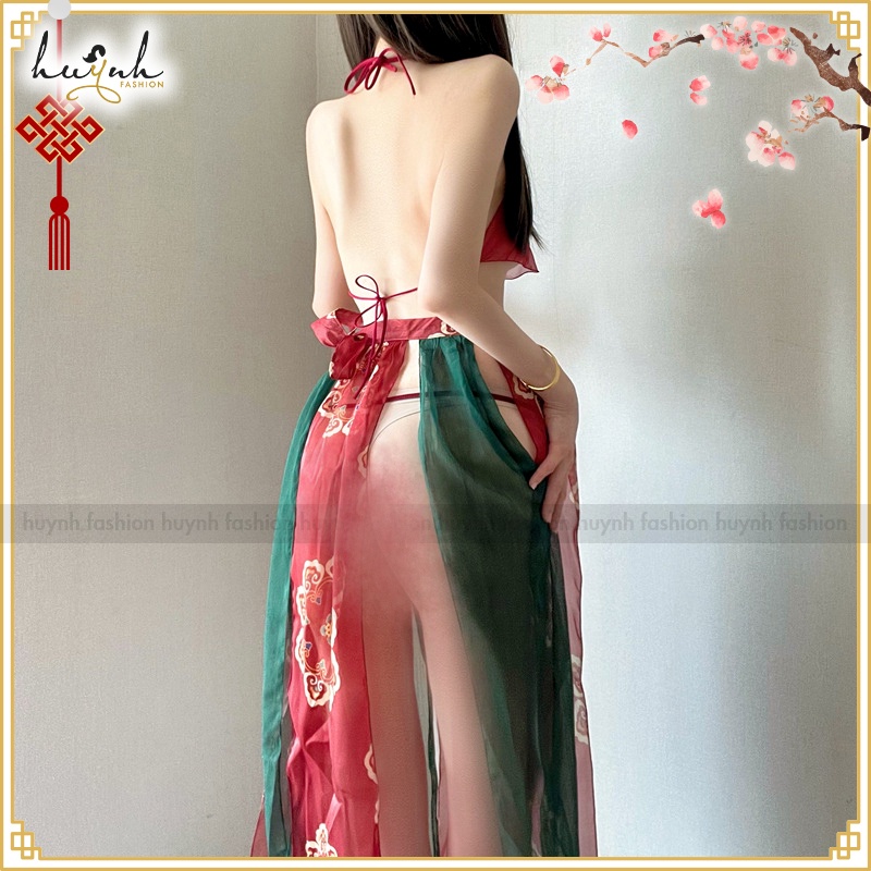 Đồ Hóa Trang Khăn Choàng Kèm Yếm Phượng Hoàng Cổ Trang Trung Hoa Sexy Chinese Hanfu Cosplay - CO19