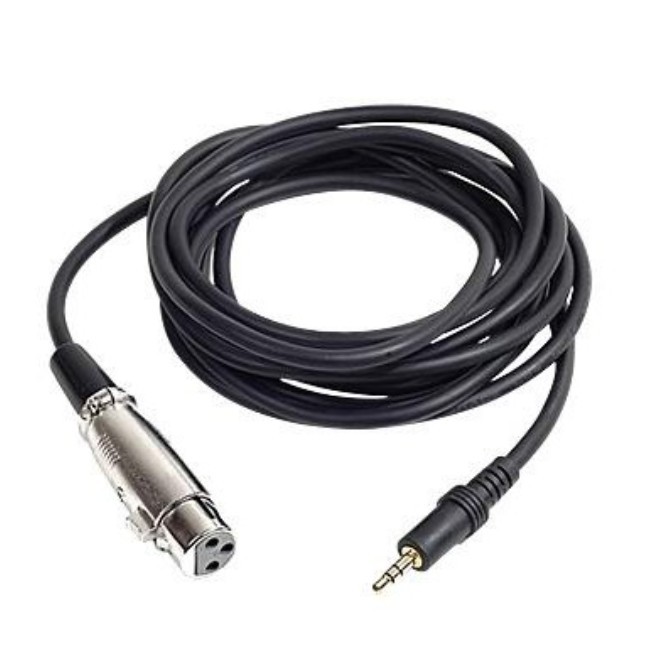 Mua ngay Dây Cắm Micro Thu Âm Canon XLR ra 3.5mm - Dây Cắm Micro Thu Âm Dài 2M Bảo Hành 3 Tháng [Freeship 10k]