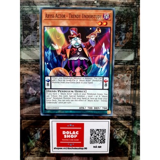 [ Đỗ Lạc Shop ] Thẻ Bài Yugioh Pen Abyss Actor - Trendy Understudy