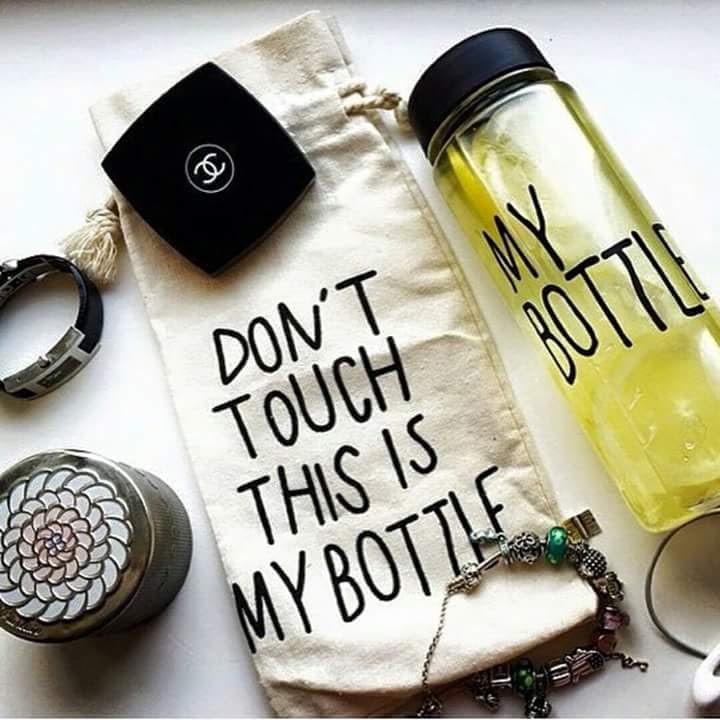 Túi vải canvas rút dây đựng bình nước My Bottle