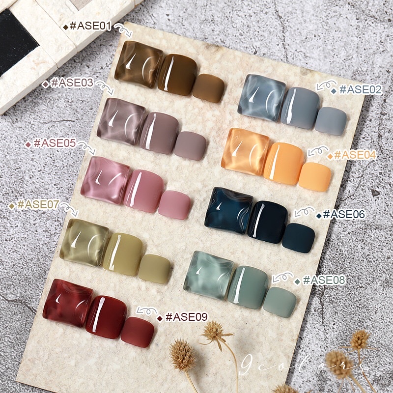 Set sơn gel thạch As chính hãng 15ml - Mã ASE