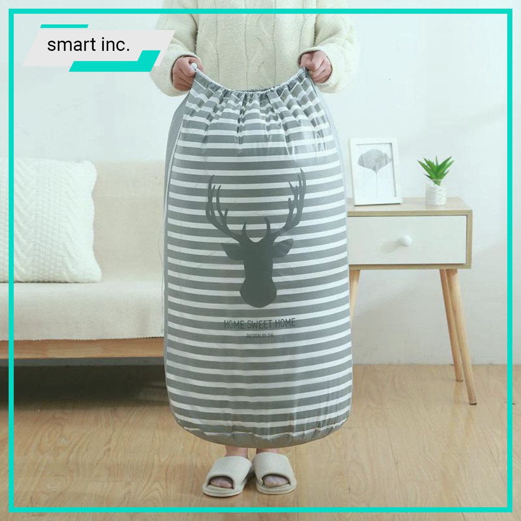 Bao Vải Đựng Đồ Chăn Màn Gối Ôm Chống Nước Dây Rút Size Lớn
