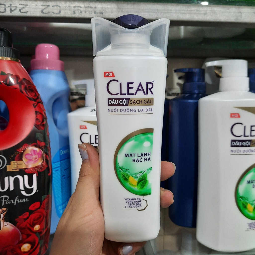 Dầu Gội Clear Mát Lạnh Bạc Hà 170g