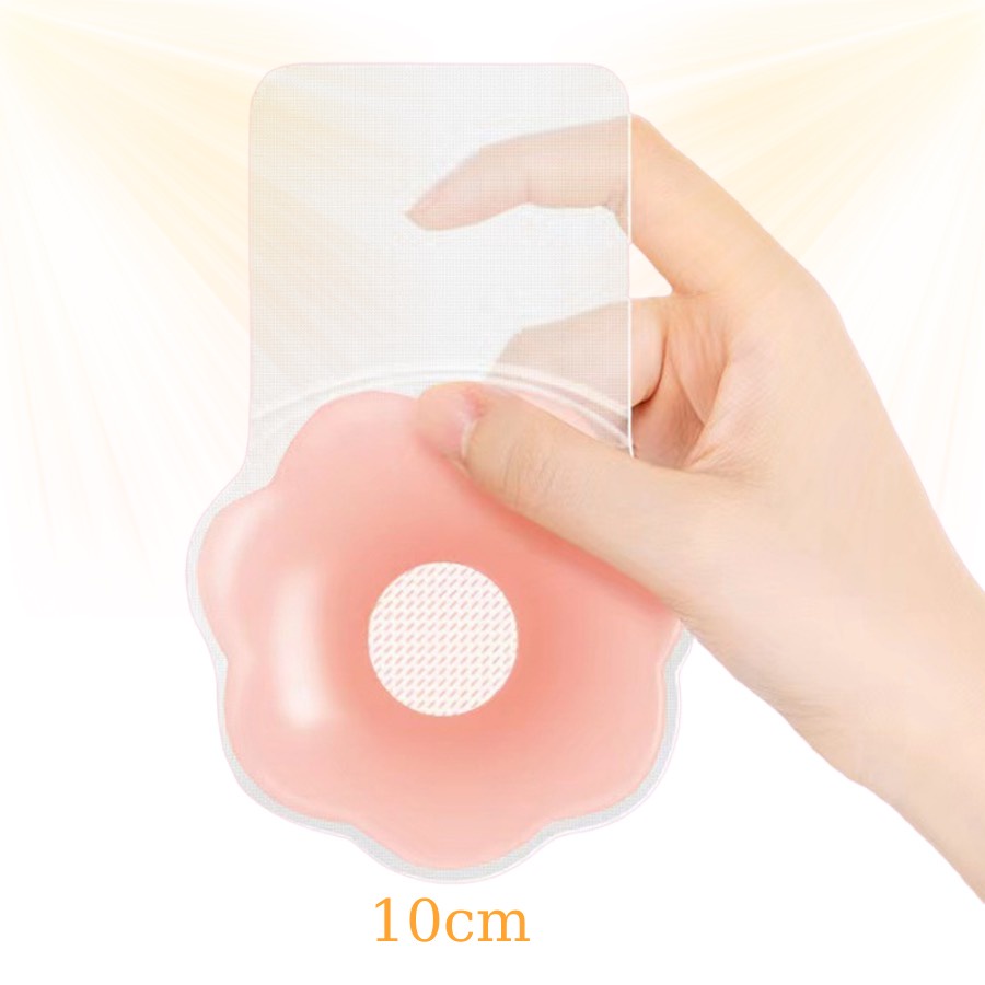 Miếng dán ngực silicon kéo trong suốt nâng ngực siêu bám dính SUNBRA 2002