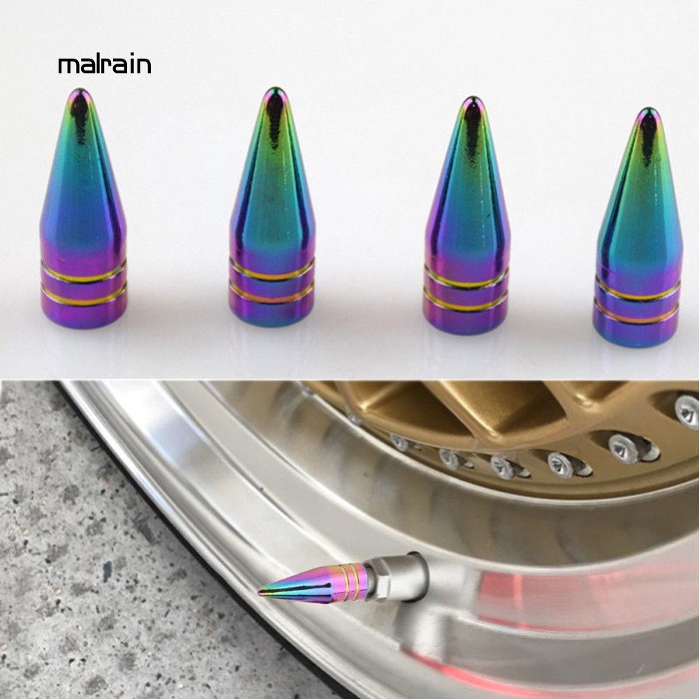 1 Vỏ Bọc Van Bánh Xe Hơi / Xe Máy Bằng Nhôm Thiết Kế Độc Đáo Tiện Dụng