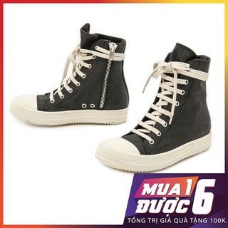 Giày Thể Thao Nam Nữ Giầy Sneaker Cổ Cao Đế Thơm Có Khóa Kéo