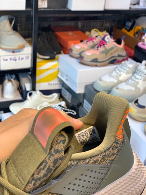 (Video cận cảnh) Giày thể thao Sneaker Prophere Rêu cam