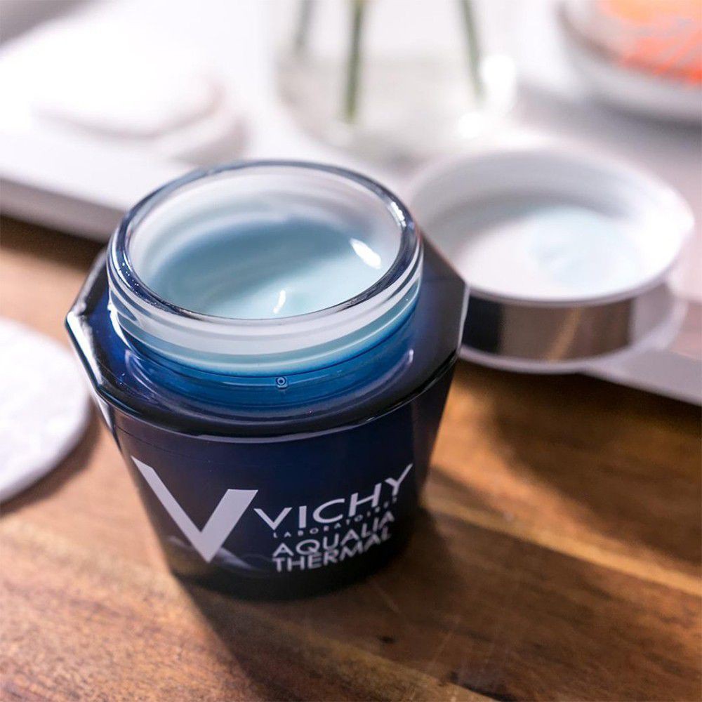 Mặt Nạ Ngủ Dưỡng Ẩm Giúp Làm Sáng Da Vichy Aqualia Thermal Night Spa 75ml