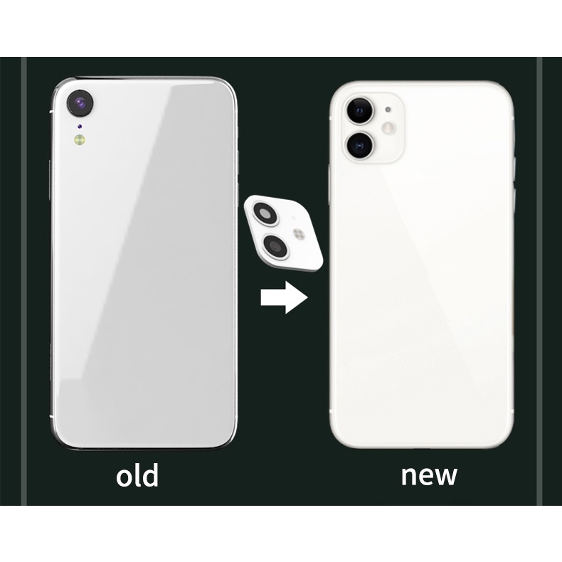 Miếng Dán Camera Giả Bằng Kim Loại Cho IPhone X XS Max 11 Pro Max 11