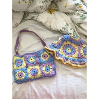 COMBO TÚI NÓN LEN CROCHET
