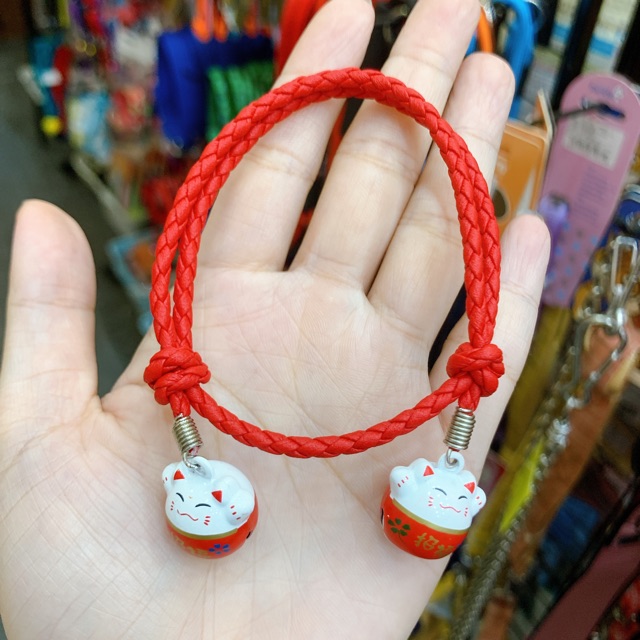 Dây chíp handmade gắn chuông hình thú cho Cún và Mèo