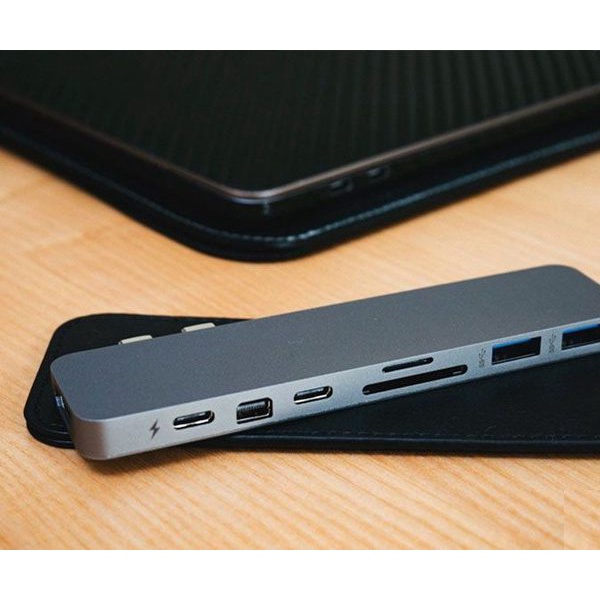 Cổng Chuyển/Hub USB-C Pro 8in2 HDMI 4K, Thunderbolt 3 5K, USB 3.1, SD, MicroSD HyperDrive