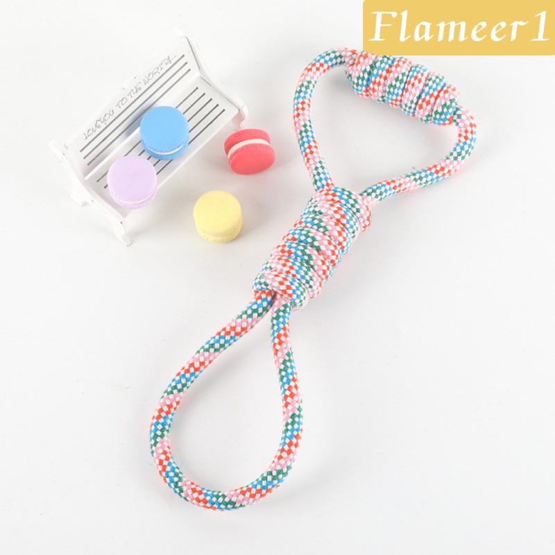 Cotton Rope Knot Toy Chew Molar Bite Pet Supplies for Training Outdoor