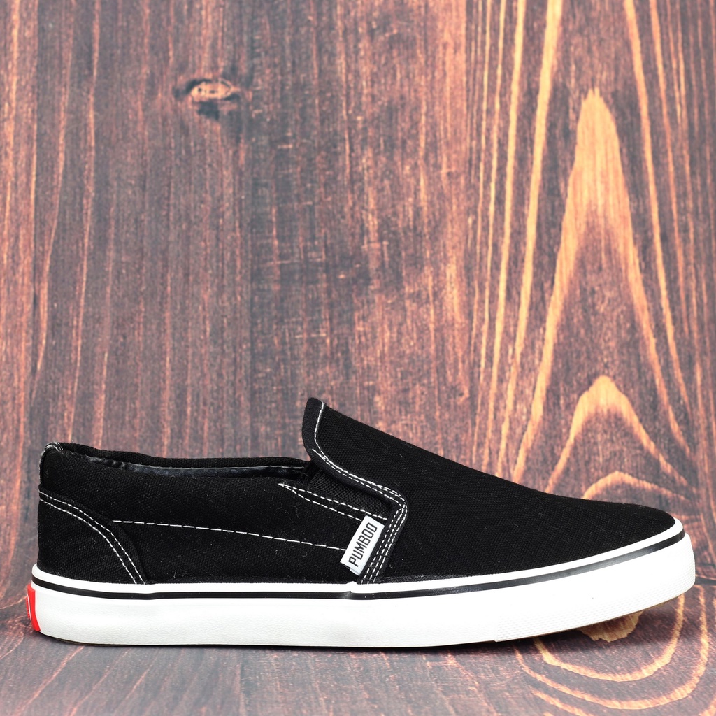 Giày Lười nam Nữ PumBoo Màu Đen