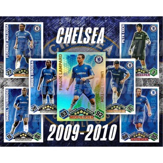 Set 18 Thẻ In Match Attax Chelsea Mùa Giải 2009-2010 (Thẻ Nước Ngoài)