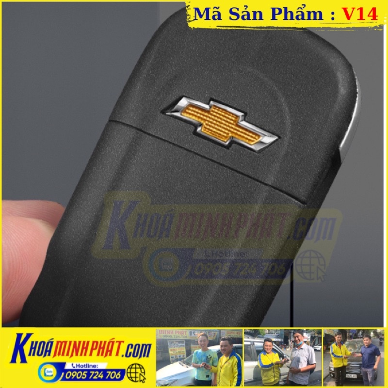 Vỏ Độ gập Chìa khóa Chevrolet Aveo