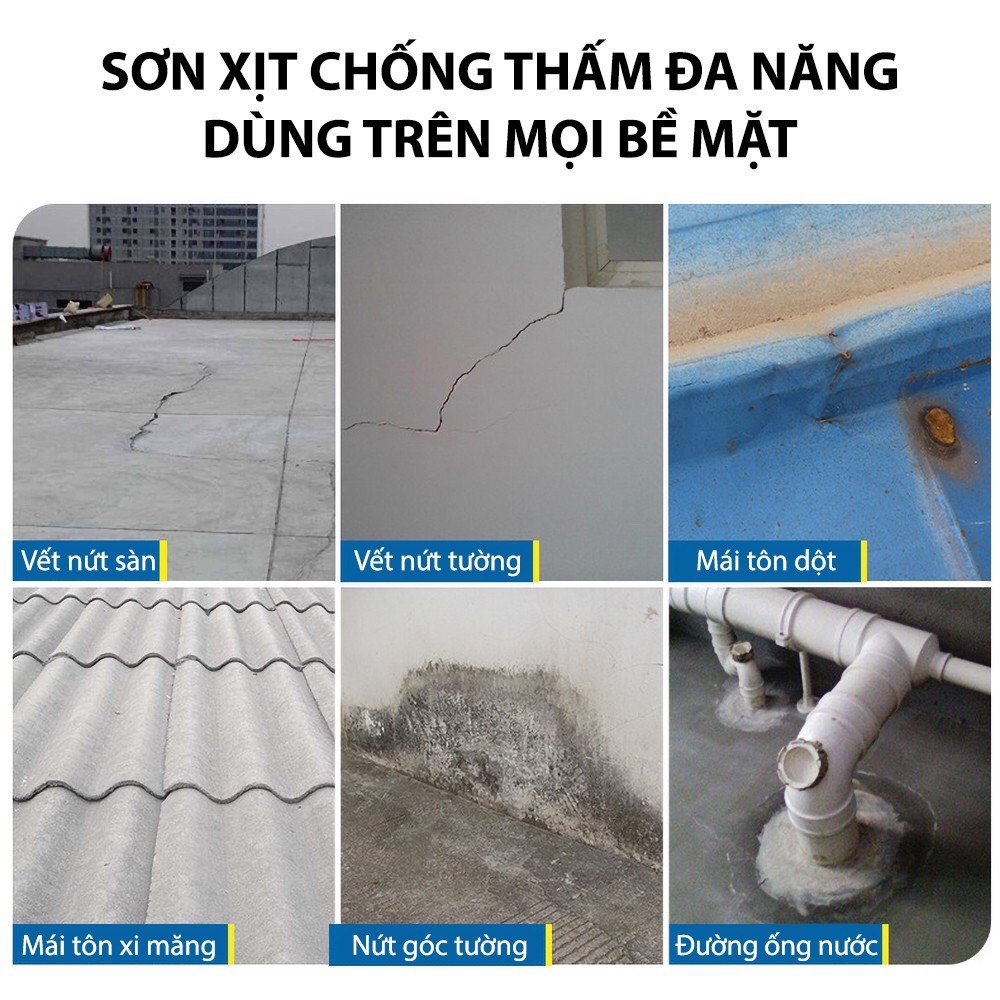 Bình Xịt Chống Thấm Chống Dột Mái Nhà Nứt Tường Ống Nước Đa Năng - Gia Dụng SAPOO