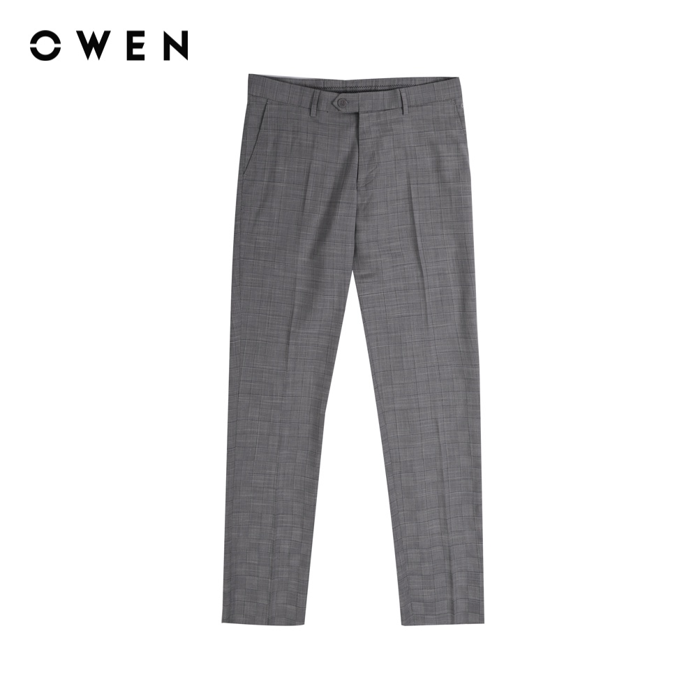 OWEN - Quần tây Trendy Ghi - QD220183