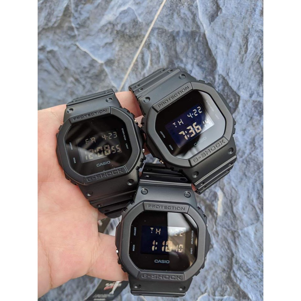 Đồng hồ nam Casio Gshock DW5600 BB-1CR –Full box- Chống nước 3atm, Nam tính, 42mm, Đen huyền ảo – Pa