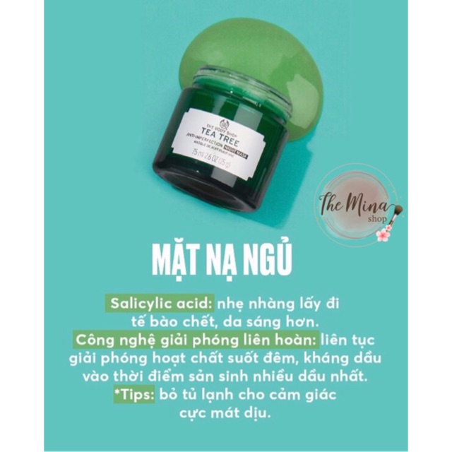 Mặt Nạ Ngủ Tea Tree Anti-Imperfection Night Mask 75ML