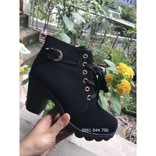 (Có ảnh thật) Giày boot nhung BN91