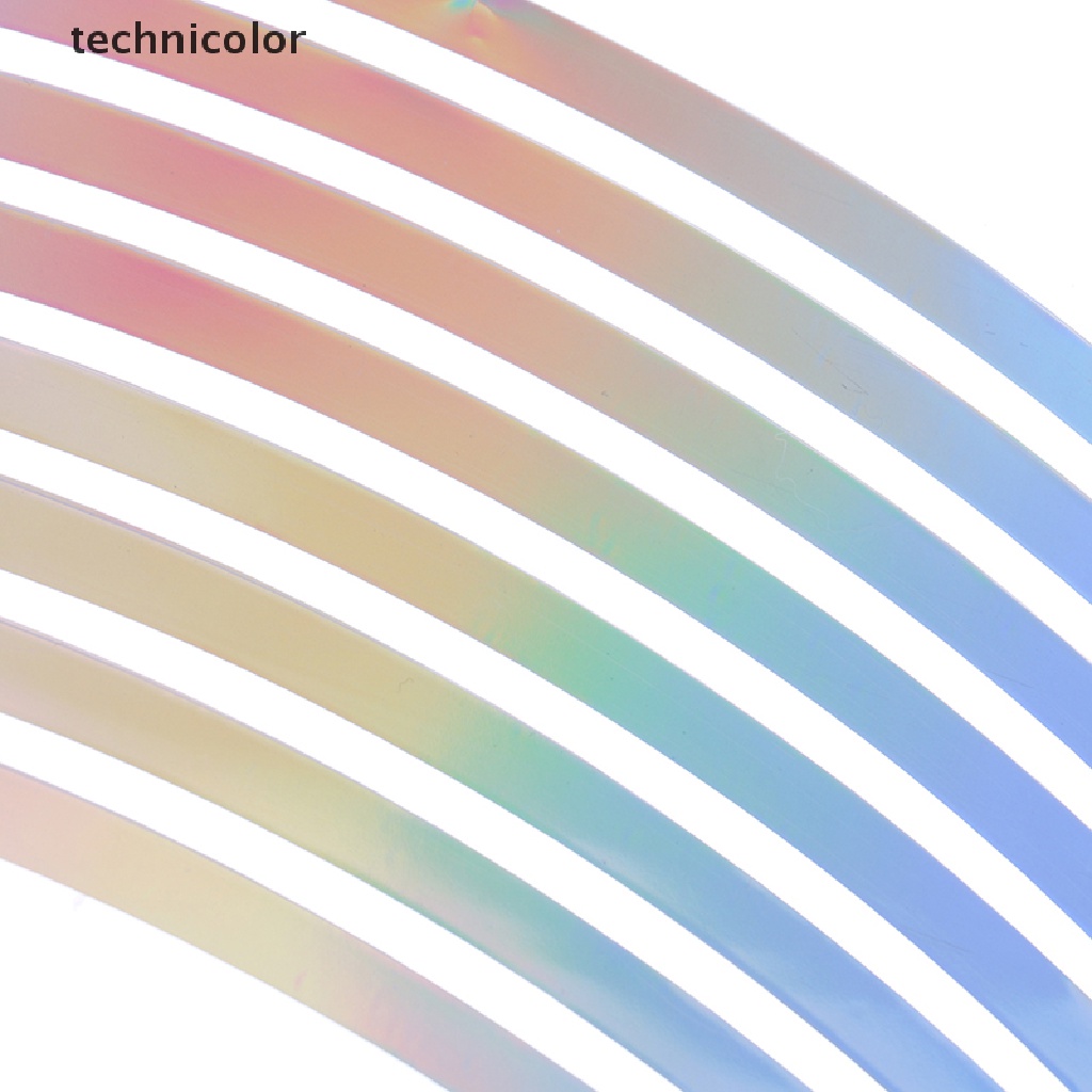 Miếng dán vành bánh xe phản quang 10/12/14/18&quot; trang trí nhiều màu sắc