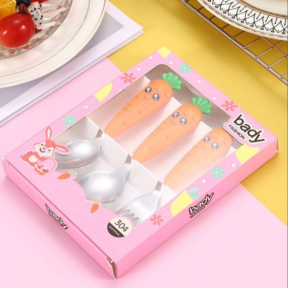 KUNHEV Bộ Dụng Cụ Ăn Bằng Thép Không Gỉ Hình Hoa Mẫu Đơn Thời Trang