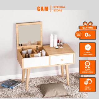 Bàn trang điểm mini ngồi bệt IGA ngồi bệt màu trắng hiện đại - GP143