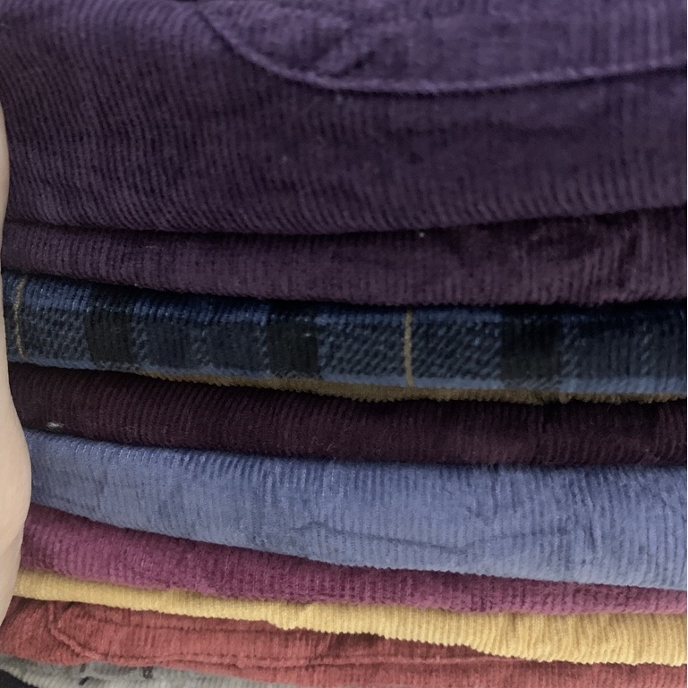 Free ship - Sơ Mi Nhung Tăm Unisex 2hand Vintage , Bụi , Chất - Mẫu 4 - dosi2do | BigBuy360 - bigbuy360.vn