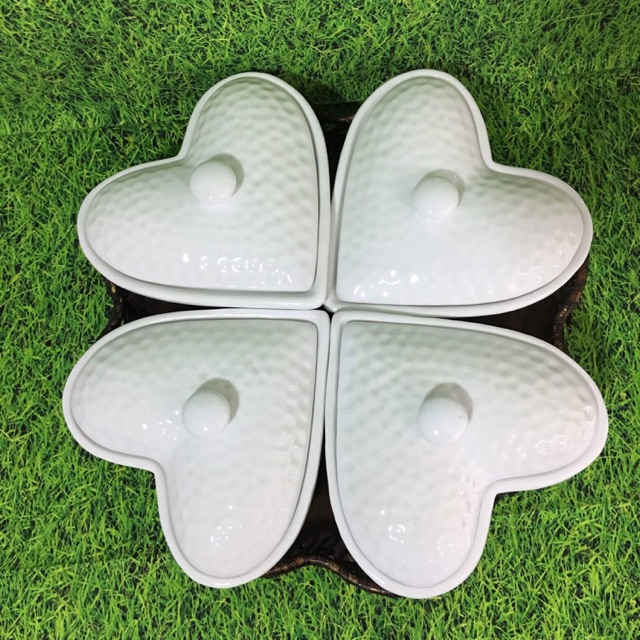 Khay mứt hình tim (size to, nhỏ)