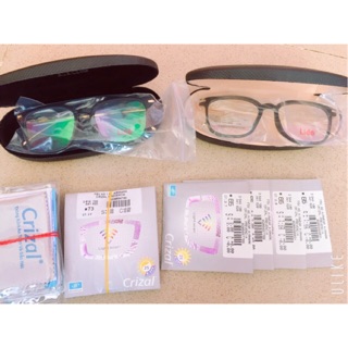 Combo gọng lido tròng essilor ánh sáng xanh