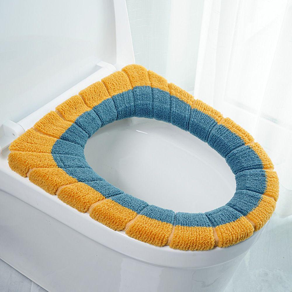GOGOUP Vỏ Bọc Nắp Bồn Cầu Giữ Ấm Trang Trí Nhà Cửa