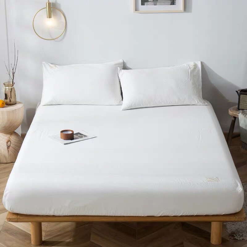 Bộ ga giường và vỏ gối Cotton TC Trơn  đủ kích thước trải nệm 1m2, 1m4, 1m6, 1m8, 2m chưa gồm chăn | BigBuy360 - bigbuy360.vn