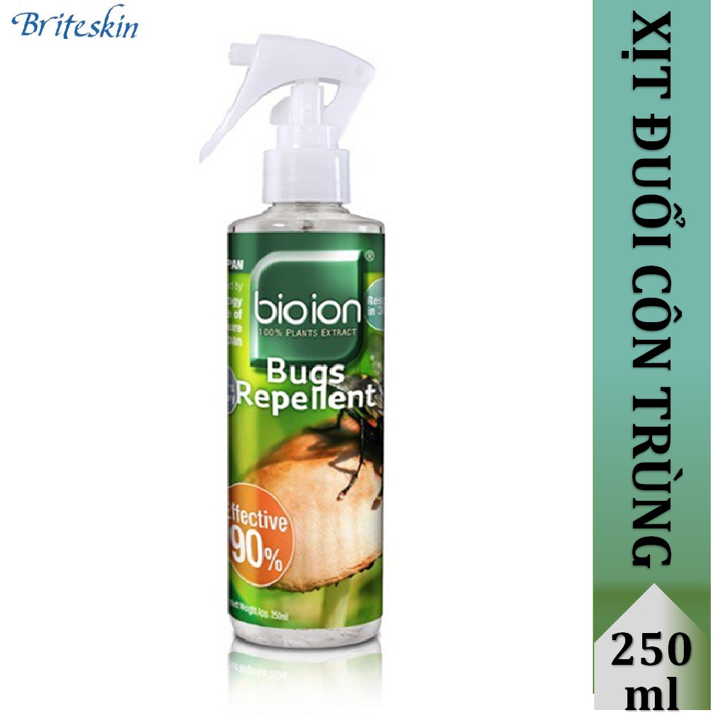 Bình Xịt Xua Đuổi Côn Trùng Bioion Bugs Repellen 250ml