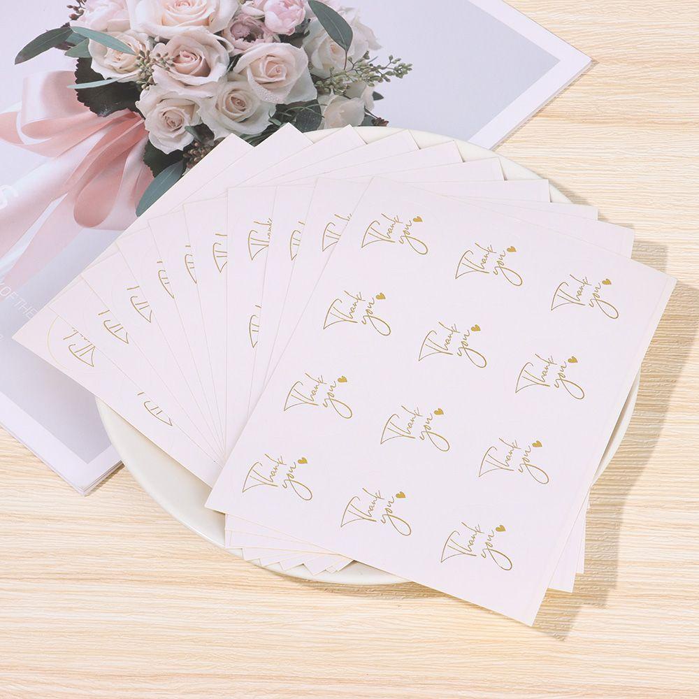 Sticker In Chữ Thank You 1.37 Inch Dùng Để Trang Trí Túi Bánh