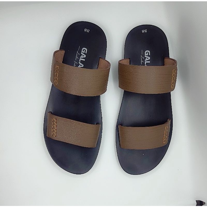 Dép da nam quai ngang Galaxyy Trường An(size 38-42)