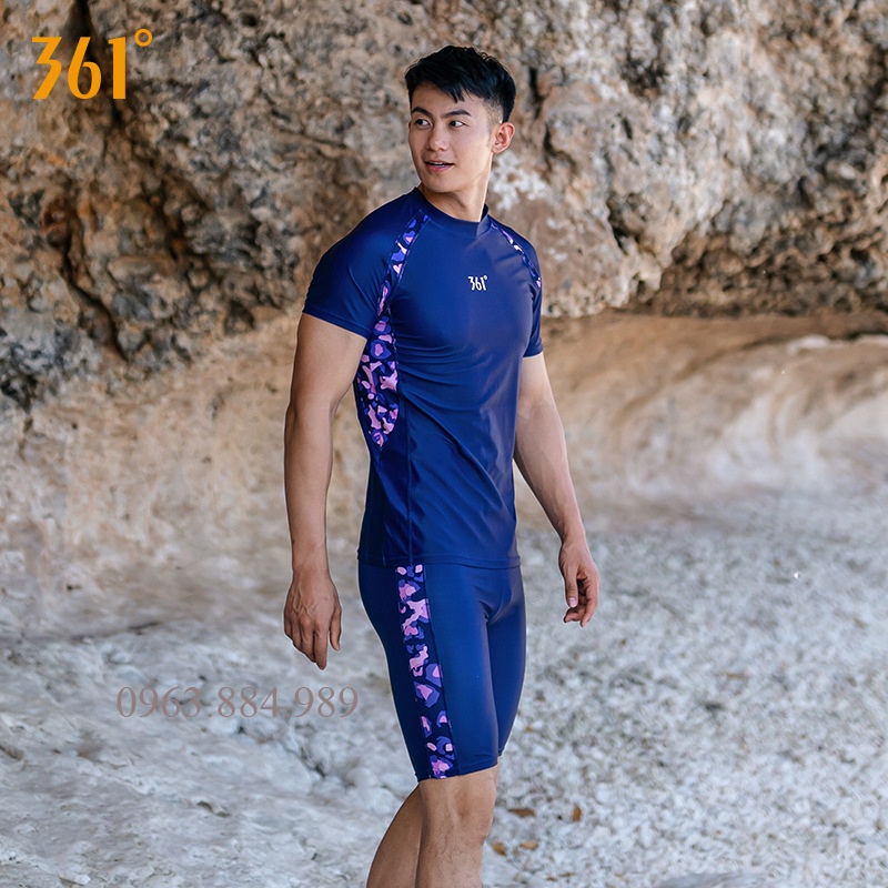 Bộ quần áo bơi thể thao QB.07 thương hiệu nổi tiếng 361 chất liệu tuyệt vời cho anh em