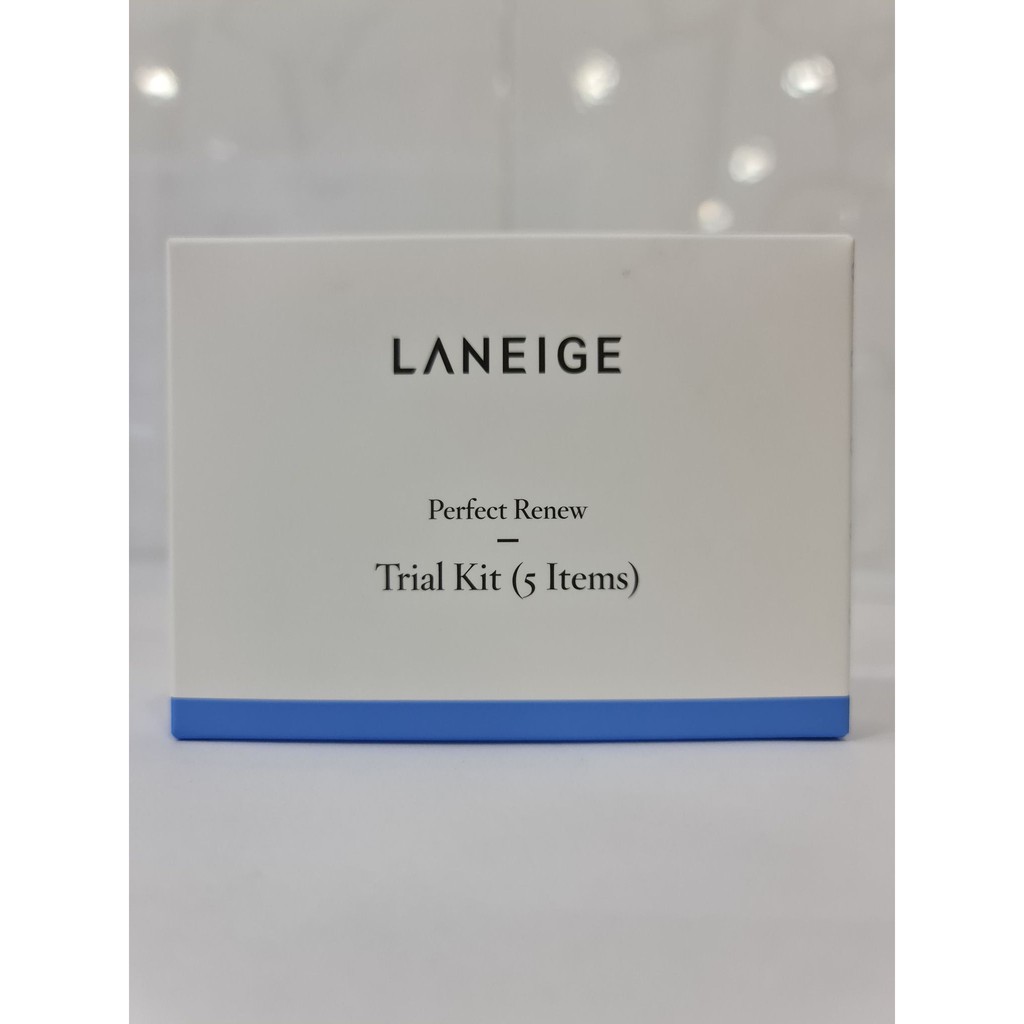 Bộ Kit 5 Món Mini Chống Lão Hóa Và Dưỡng Tái Tạo Da Laneige Perfect Renew Trial Kit Hàn Quốc