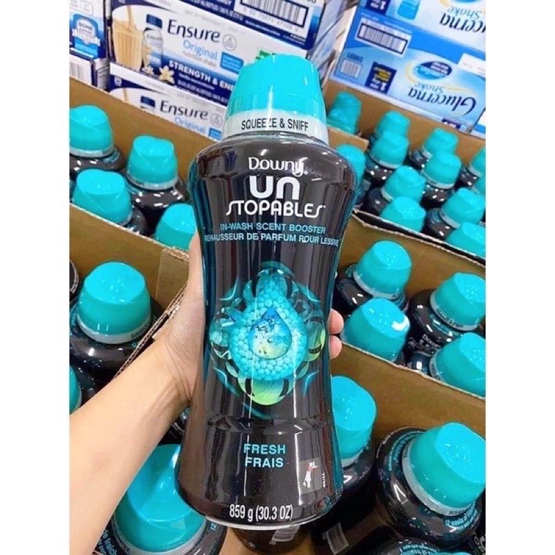 Hạt xả viên xả Downy Hồng & Xanh Fresh Protect - Unstopables Mỹ 1.06kg