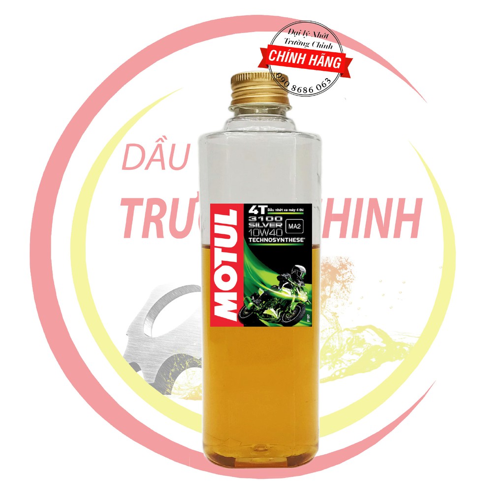 Nhớt Motul 3100 Silver 10W40 100ML,200ML, 300ML 400ML dành cho xe số, tay côn