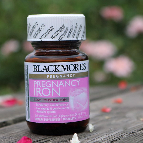 Sắt bầu Blackmores Pregnancy Iron 30 Tablets