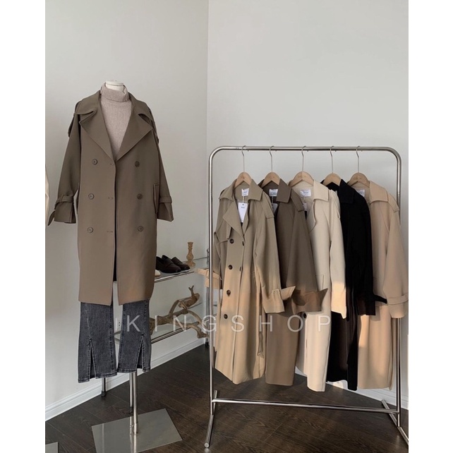 Áo Khoác Măng Tô Dáng Dài L1